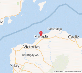 Map of Manapla, Western Visayas
