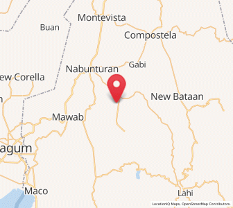 Map of Manat, Davao
