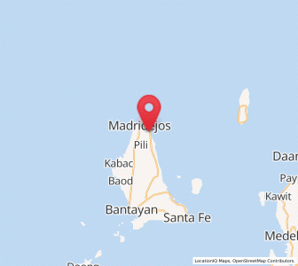 Map of Mancilang, Central Visayas