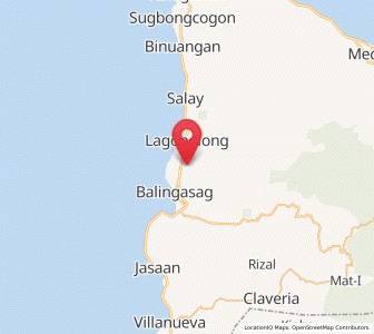 Map of Mandangoa, Northern Mindanao