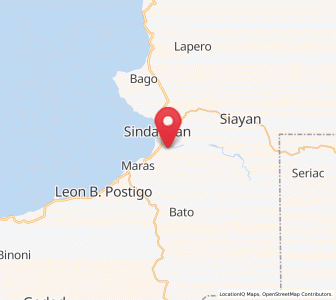 Map of Mandih, Zamboanga Peninsula