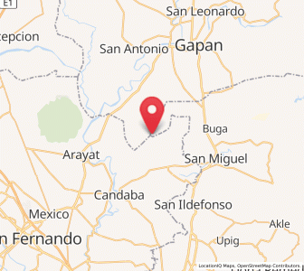 Map of Mandili, Central Luzon
