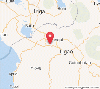 Map of Manga, Bicol