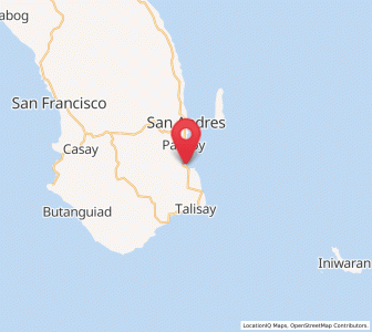 Map of Mangero, Calabarzon