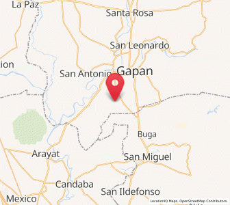 Map of Mangga, Central Luzon