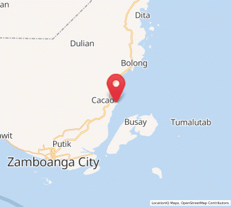 Map of Manicahan, Zamboanga Peninsula