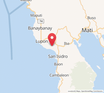 Map of Manikling, Davao