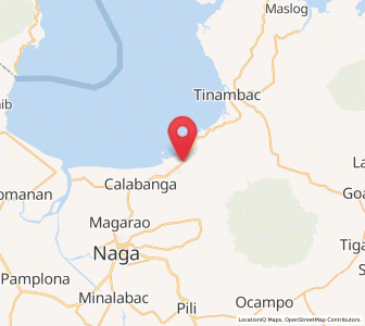 Map of Manquiring, Bicol