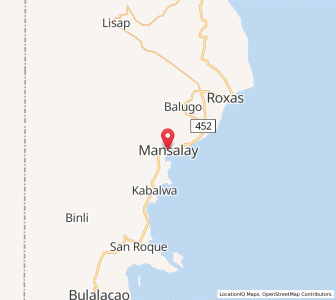 Map of Mansalay, Mimaropa