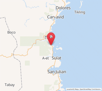 Map of Mantang, Eastern Visayas
