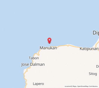 Map of Manukan, Zamboanga Peninsula
