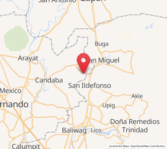 Map of Mapaniqui, Central Luzon