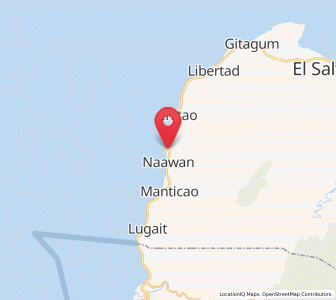 Map of Maputi, Northern Mindanao