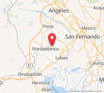 Map of Maquiapo, Central Luzon