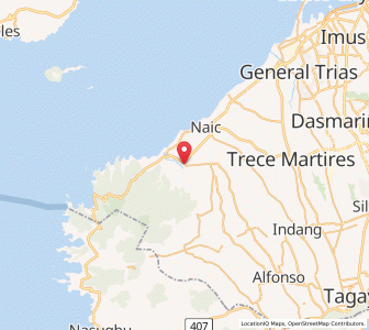 Map of Maragondon, Calabarzon