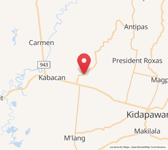 Map of Marbel, Soccsksargen