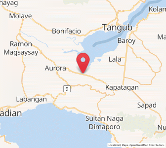 Map of Margos, Zamboanga Peninsula