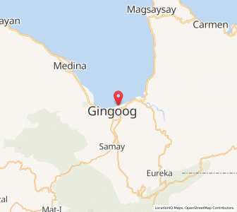 Map of Mariano, Northern Mindanao