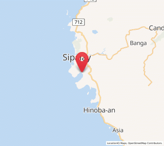 Map of Maricalom, Western Visayas