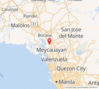 Map of Marilao, Central Luzon