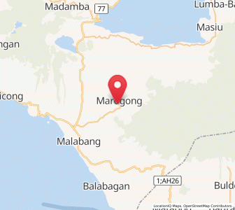Map of Marogong, Autonomous Region in Muslim Mindanao