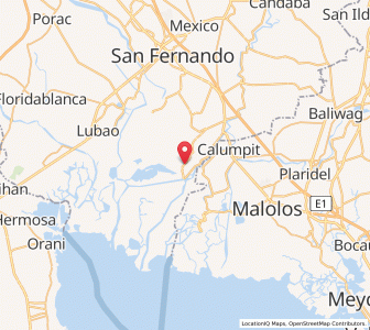 Map of Masantol, Central Luzon