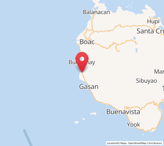 Map of Masiga, Mimaropa