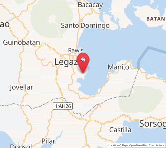 Map of Maslog, Bicol