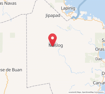 Map of Maslog, Eastern Visayas