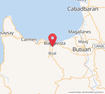 Map of Matabao, Caraga