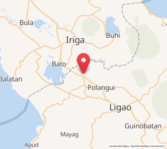 Map of Matacon, Bicol