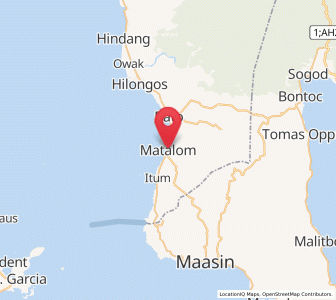 Map of Matalom, Eastern Visayas