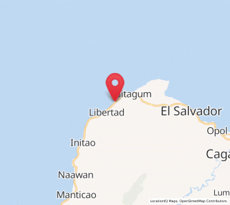 Map of Matangad, Northern Mindanao