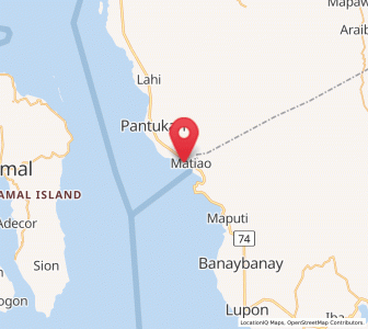 Map of Matiao, Davao