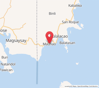 Map of Mauhao, Mimaropa