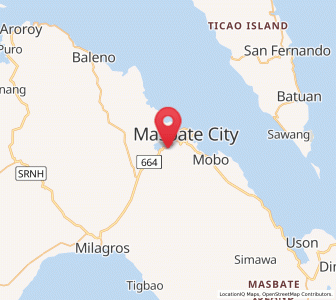 Map of Mayngaran, Bicol