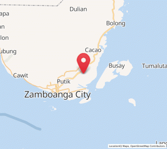 Map of Mercedes, Zamboanga Peninsula