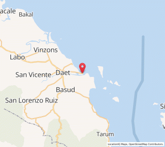 Map of Mercedes, Bicol