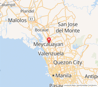 Map of Meycauayan, Central Luzon