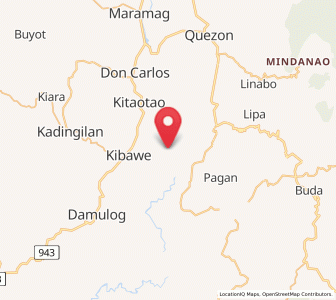 Map of Miaray, Northern Mindanao