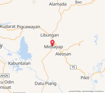 Map of Midsayap, Soccsksargen