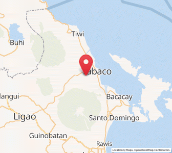 Map of Miliroc, Bicol