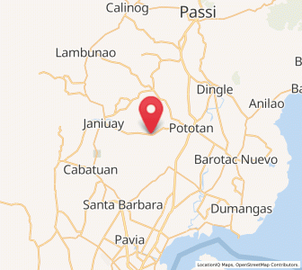 Map of Mina, Western Visayas