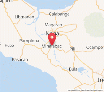 Map of Minalabac, Bicol