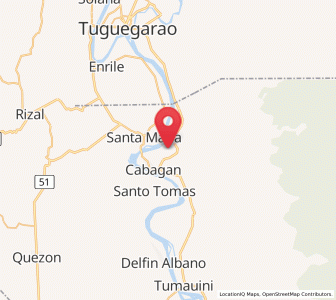 Map of Minanga Norte, Cagayan Valley
