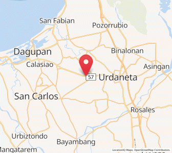 Map of Minien East, Ilocos