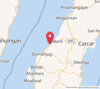 Map of Minolos, Central Visayas