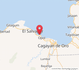 Map of Molugan, Northern Mindanao
