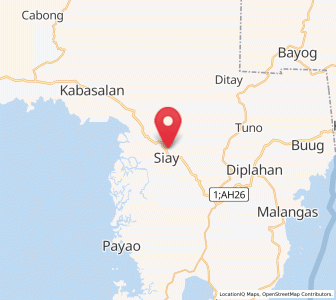 Map of Monching, Zamboanga Peninsula
