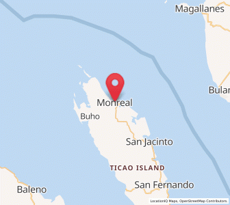 Map of Monreal, Bicol